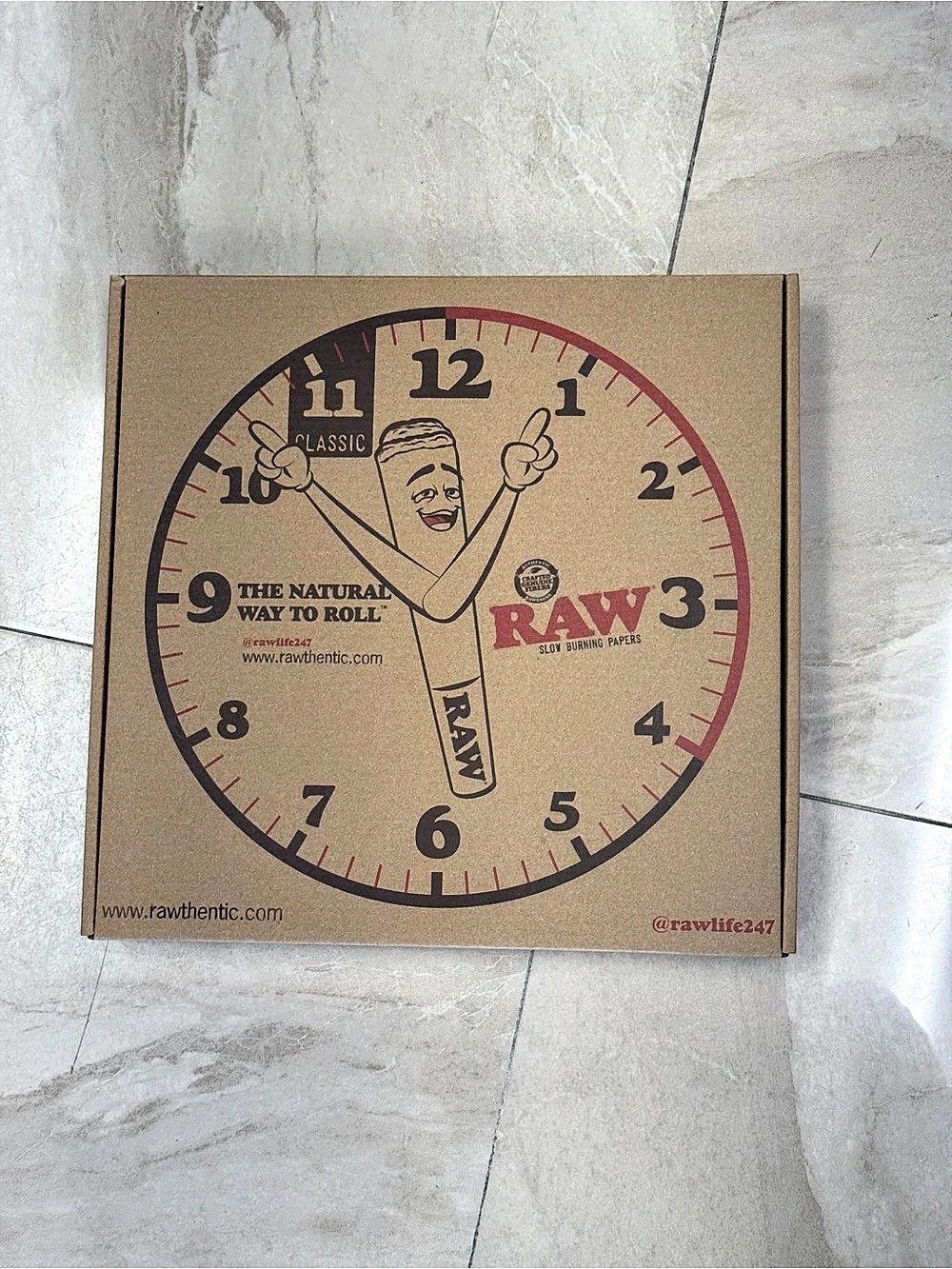RAW Wall Clock